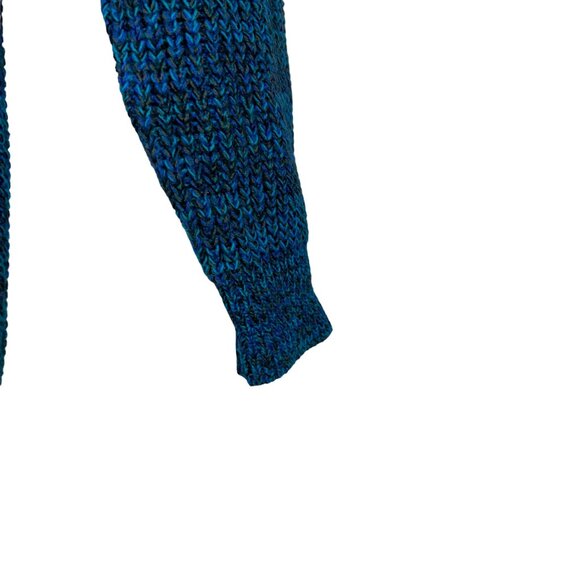 Ivy Club Mens Striped Sweater Big 2X Blue Black Crewneck Long Sleeve Knit - Picture 8 of 9